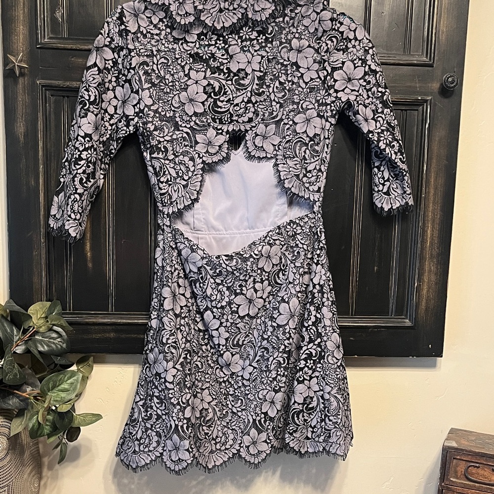 For Love And Lemons Theodora Floral Lace Dress - Picture 7 of 11